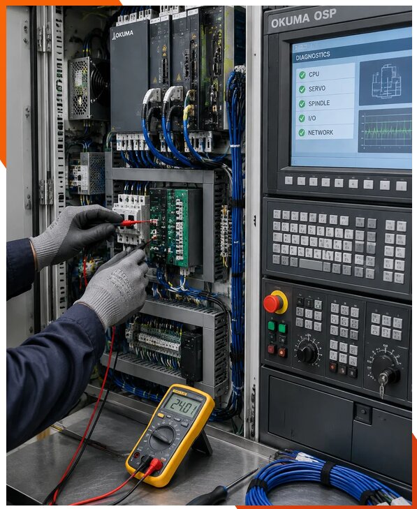 Ремонт систем ЧПУ Okuma OSP в Салехарде